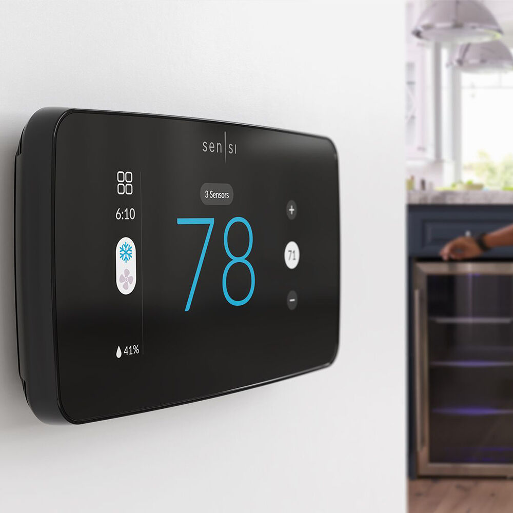 Sensi Touch 2 smart thermostat Black | Duke Energy Online